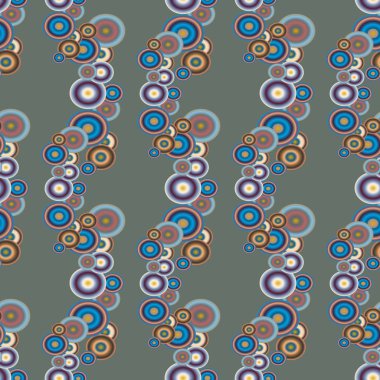Daireler, arka plan ile soyut seamless modeli