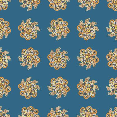 Daireler, arka plan ile soyut seamless modeli