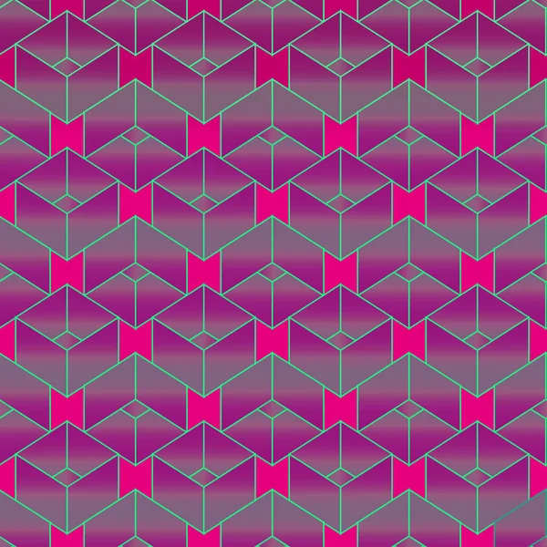 Fondo Abstracto Estilo Memphis Patrón Geométrico Sin Costura — Vector de stock