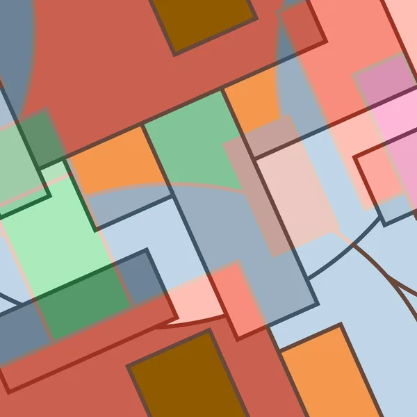 Abstracte Naadloze Kleurenpatroon Voor Nieuwe Achtergrond — Stockvector