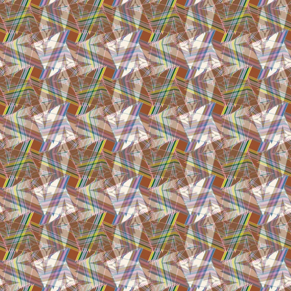 Abstracto Geométrico Patrón Inconsútil Colorido Para Fondo — Vector de stock