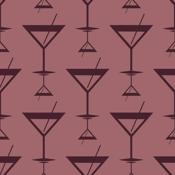 Tropische Cocktails Bunte Nahtlose Muster — Stockvektor