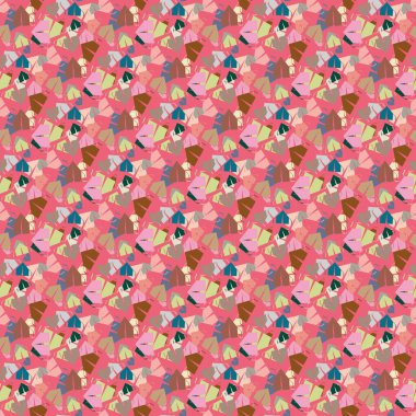 çizgi film kamp çadırları ile renk seamless modeli