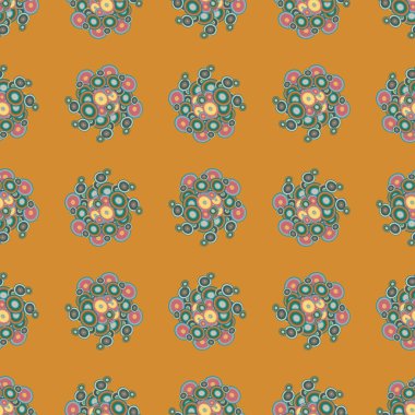 Daireler, arka plan ile soyut seamless modeli