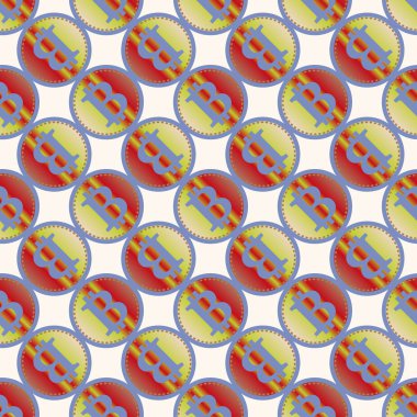 bitcoins parlak parlak pahalı sikkeleri ile Seamless modeli 