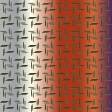 Oluklu Metal Dikişsiz desen vektör çizim.