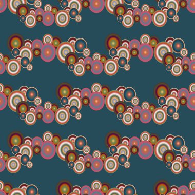 Daireler, arka plan ile soyut seamless modeli