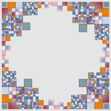 soyut geometrik renksiz desen