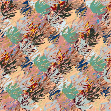 Soyut geometrik renkli seamless modeli, arka plan