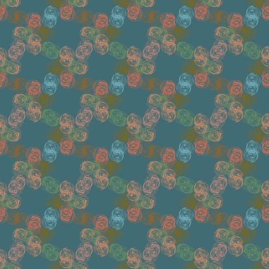 Soyut geometrik renkli seamless modeli, arka plan