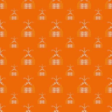 Altın seamless modeli, vektör çizim 