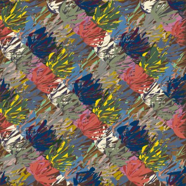 Soyut geometrik renkli seamless modeli, arka plan