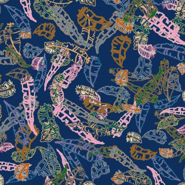 Tüyler, vektör çizim ile zemin 