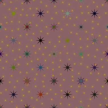Arka plan için yıldız ile soyut geometrik renkli desen.