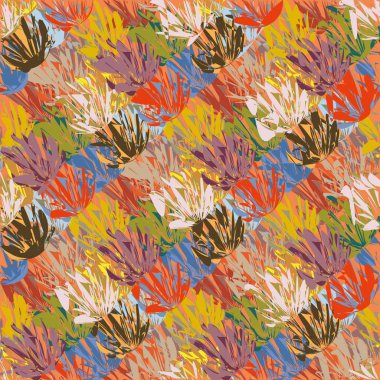 Soyut geometrik renkli seamless modeli, arka plan