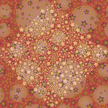 Arka plan için yıldız ile soyut geometrik renkli desen.