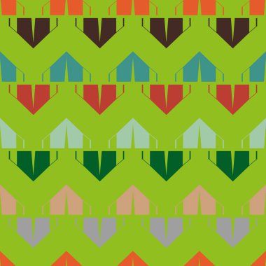 çizgi film kamp çadırları ile renk seamless modeli