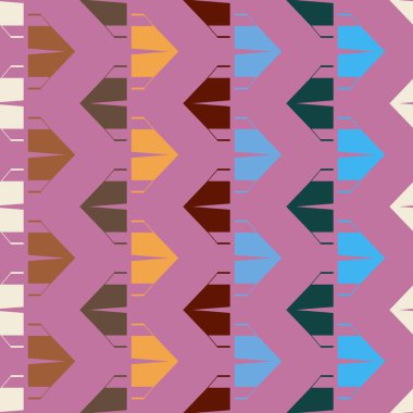 çizgi film kamp çadırları ile renk seamless modeli