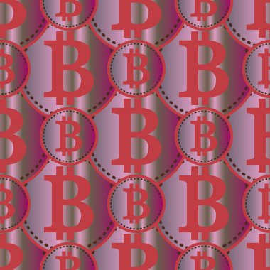 bitcoins parlak parlak pahalı sikkeleri ile Seamless modeli 