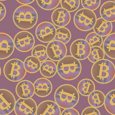 bitcoins parlak parlak pahalı sikkeleri ile Seamless modeli 