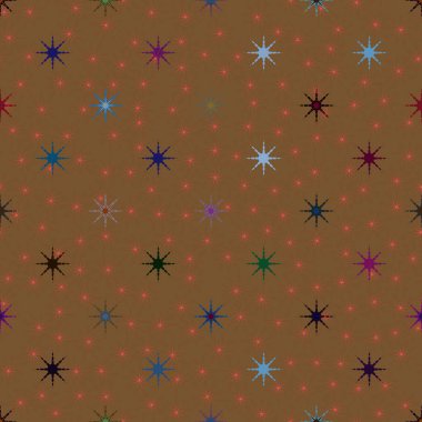 Arka plan için yıldız ile soyut geometrik renkli desen.