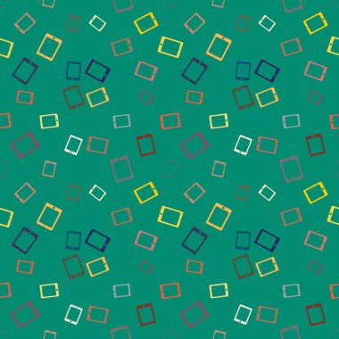 Akıllı telefon veya elektronik tablet Dikişsiz desen arka plan.