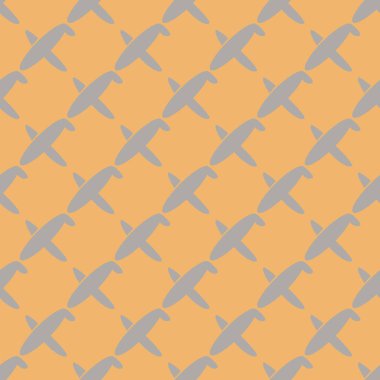 Uçakların, vektör çizim seamless modeli