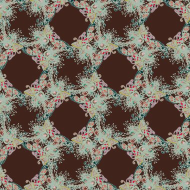 Soyut renkli Dikişsiz desen arka planı için. 