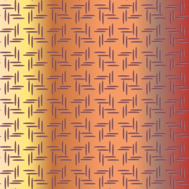 Oluklu Metal Dikişsiz desen vektör çizim.