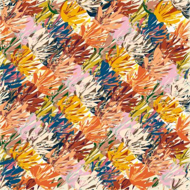 Soyut geometrik renkli seamless modeli, arka plan