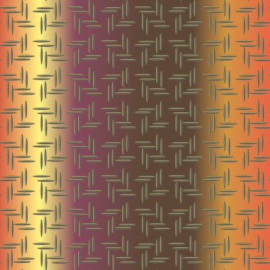 Oluklu Metal Dikişsiz desen vektör çizim.