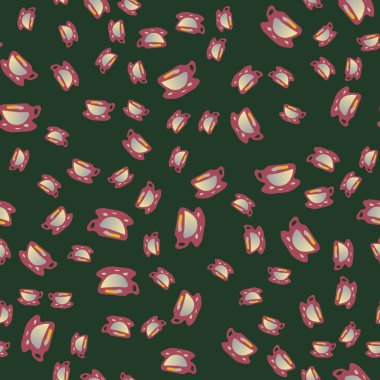 Kahve ya da çay Dikişsiz desen bardak.