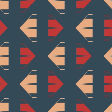 çizgi film kamp çadırları ile renk seamless modeli