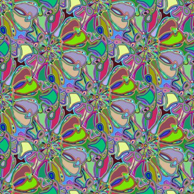 Soyut kaleydoskop renkli Dikişsiz desen arka planı için. 