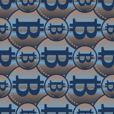 bitcoins parlak parlak pahalı sikkeleri ile Seamless modeli 