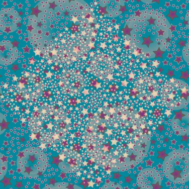 Arka plan için yıldız ile soyut geometrik renkli desen.