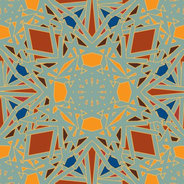 Yeni arka plan için soyut geometrik seamless modeli. 