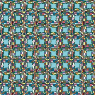 Renk seamless modeli ile işbirliği dünya küre.