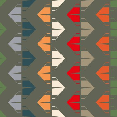 çizgi film kamp çadırları ile renk seamless modeli