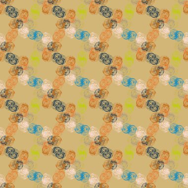 Soyut geometrik renkli seamless modeli, arka plan