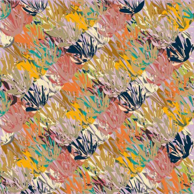 Soyut geometrik renkli seamless modeli, arka plan