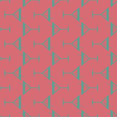 Tropik kokteyller renkli seamless modeli