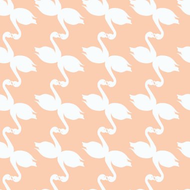 Kuğu renkli parlak seamless modeli