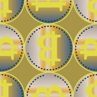 bitcoins parlak parlak pahalı sikkeleri ile Seamless modeli 