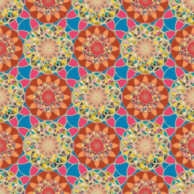  soyut geometrik Dikişsiz desen arka planı için