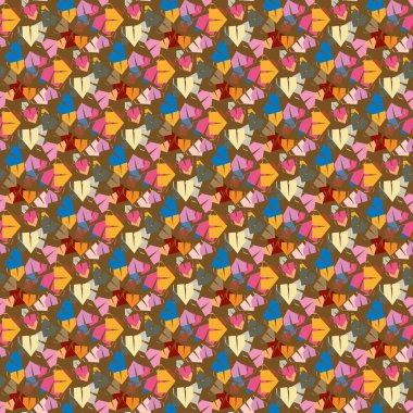 çizgi film kamp çadırları ile renk seamless modeli