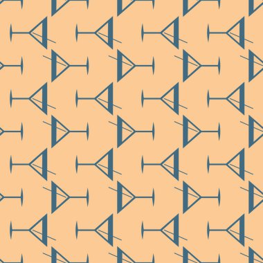 Tropik kokteyller renkli seamless modeli