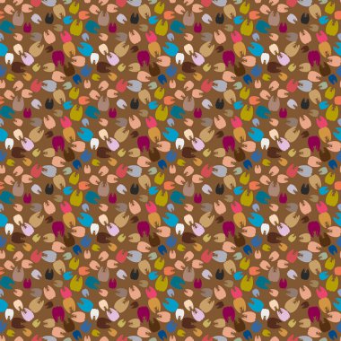 Çok renkli diş parlak Dikişsiz desen arka planı için.