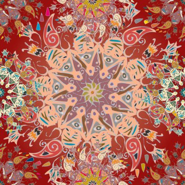 Arkaplan için soyut geometrik renkli desen. vektör illüstrasyonu 