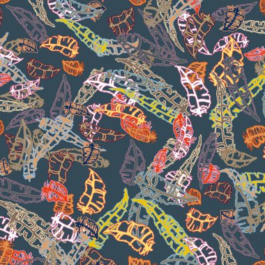 Tüyler, vektör çizim ile zemin 